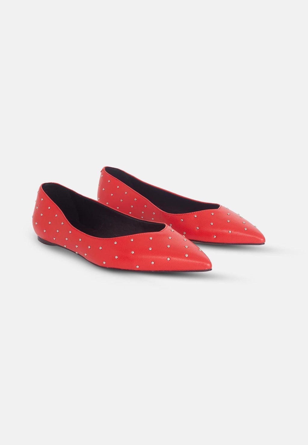 Leather Ballerinas Hamelia with Studs