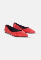 Leather Ballerinas Hamelia with Studs
