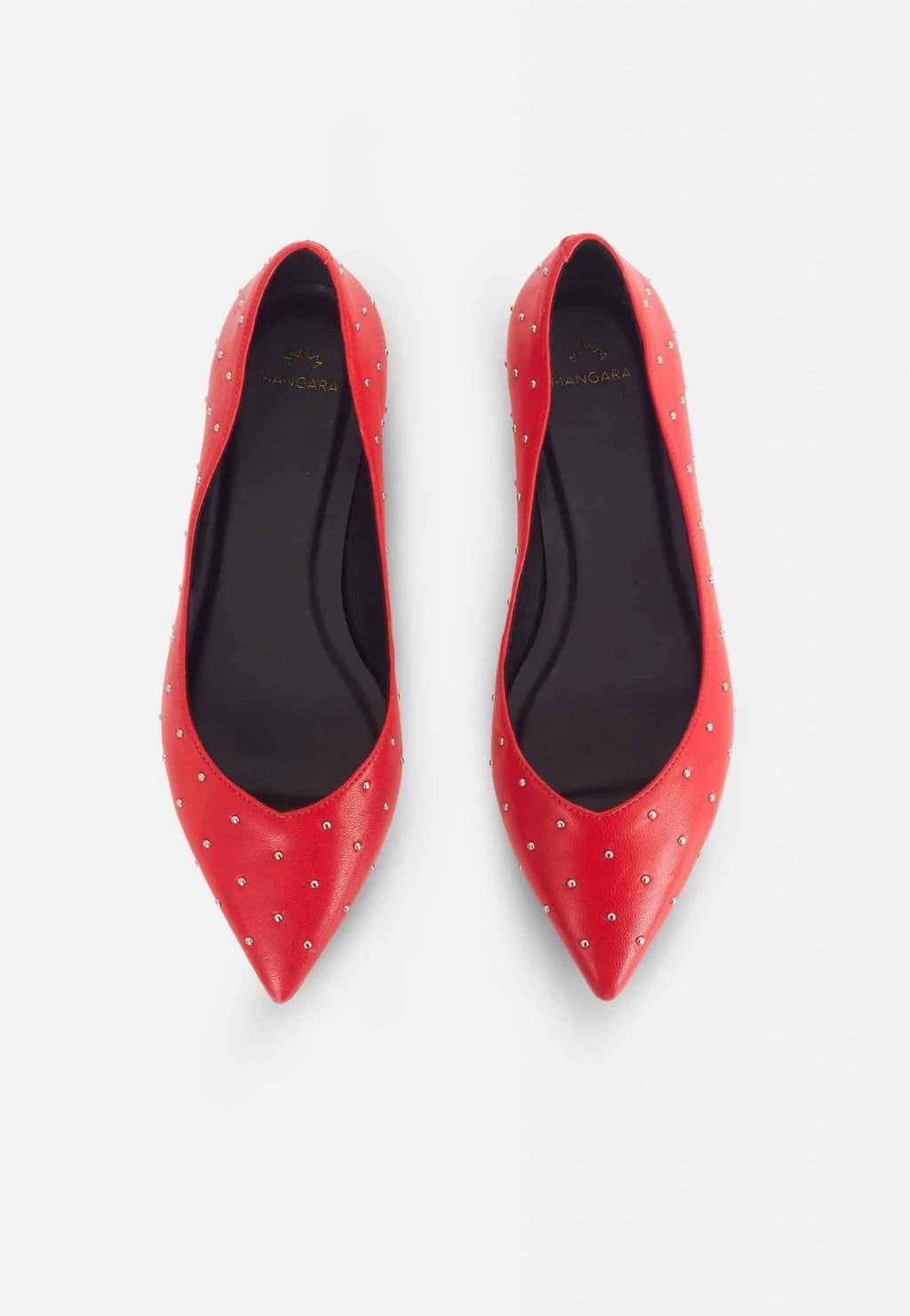 Leather Ballerinas Hamelia with Studs