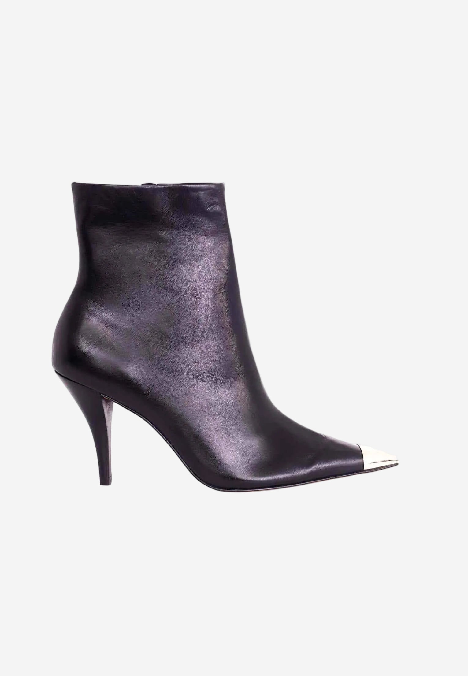 Inga Calf Leather Ankle Boots | 8.7 cm Heeled Pointed-Toe