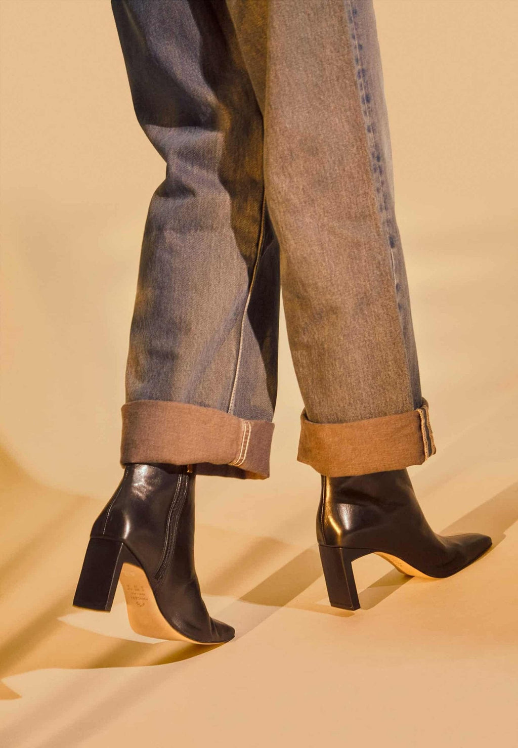 Mangará Senna Goat Leather Boots | 7.6 cm Block Heel