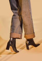 Mangará Senna Goat Leather Boots | 7.6 cm Block Heel