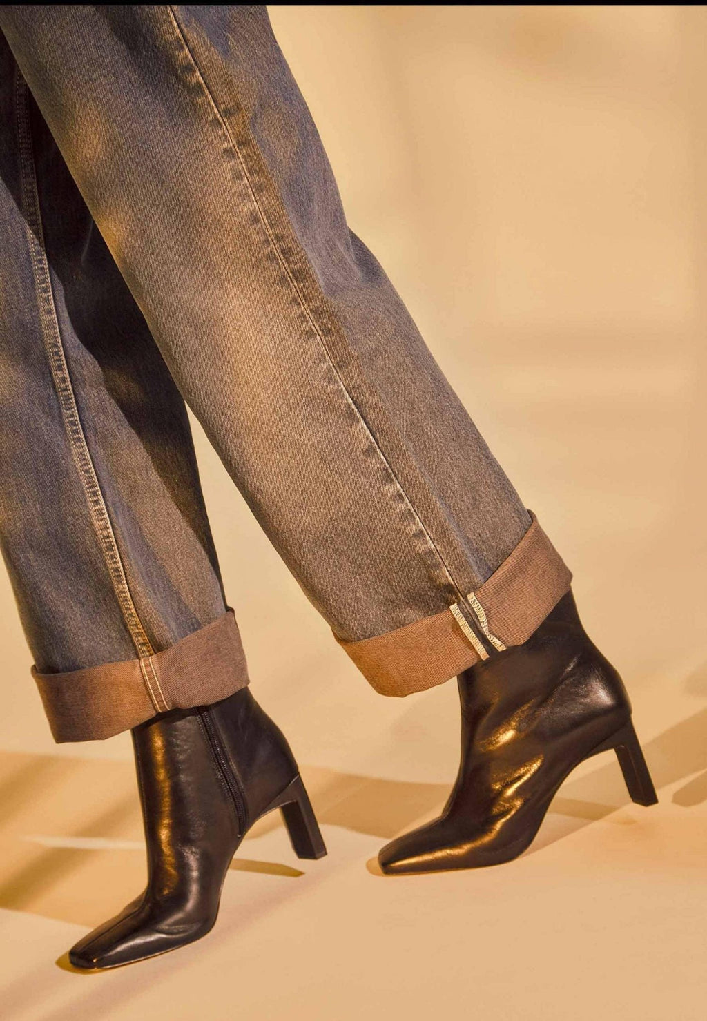 Mangará Senna Goat Leather Boots | 7.6 cm Block Heel