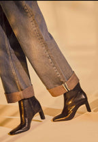 Mangará Senna Goat Leather Boots | 7.6 cm Block Heel