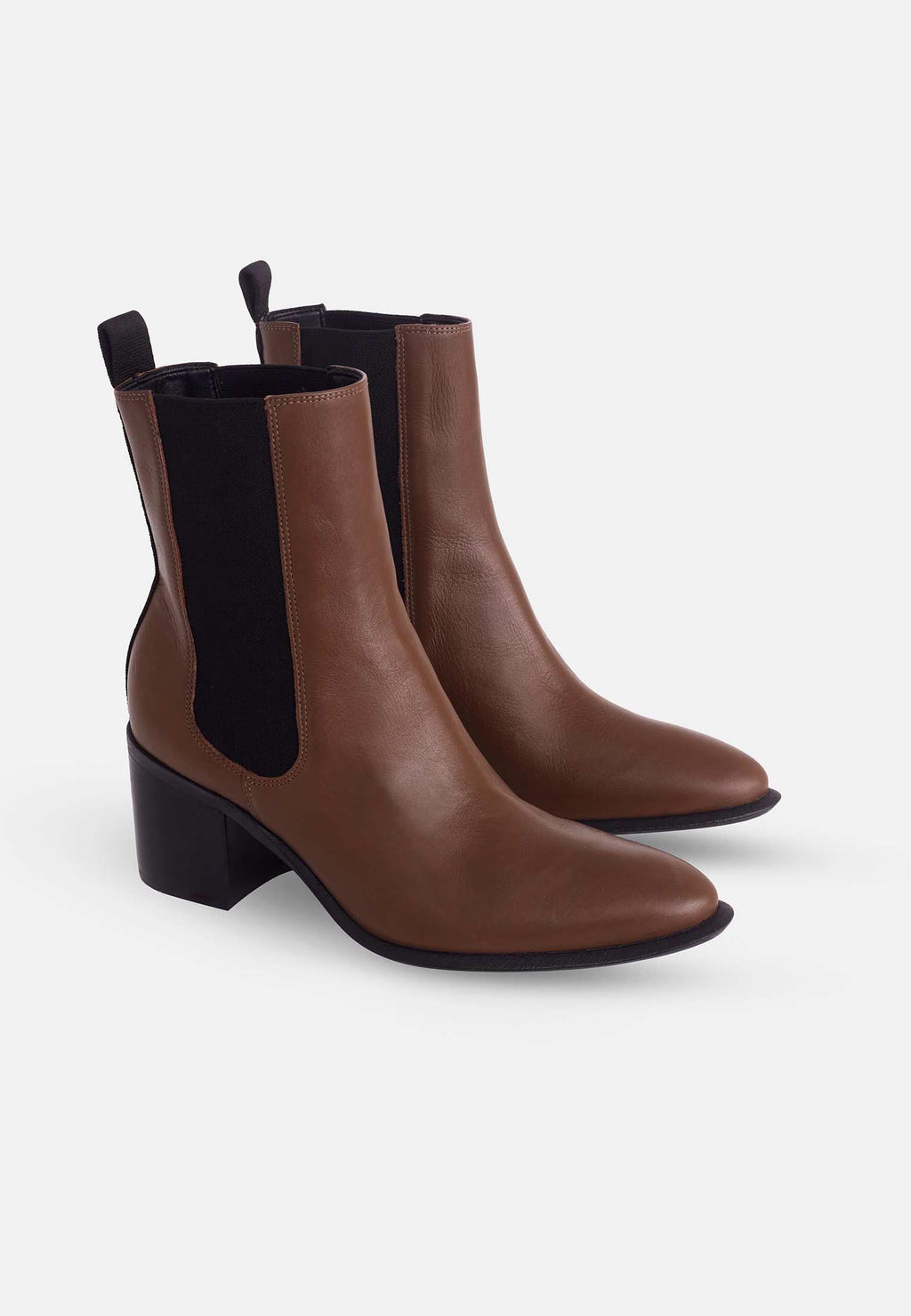 Mangara Leather Ankle Boots Canna