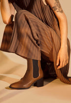 Mangara Leather Ankle Boots Canna