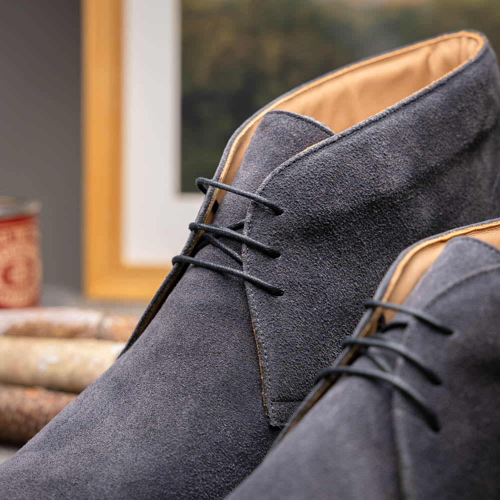 MARCO Suede Calfskin Chukka Boot | Grey