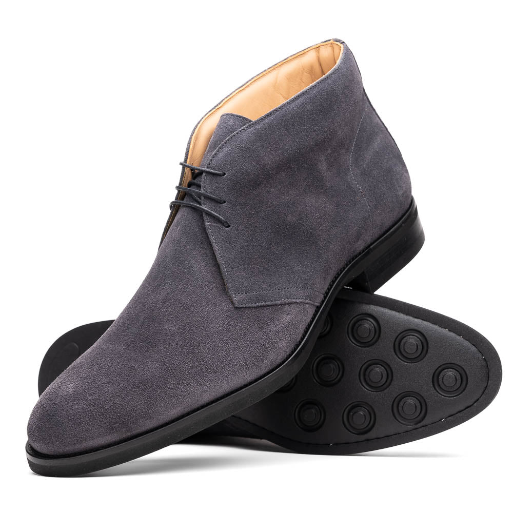 MARCO Suede Calfskin Chukka Boot | Grey