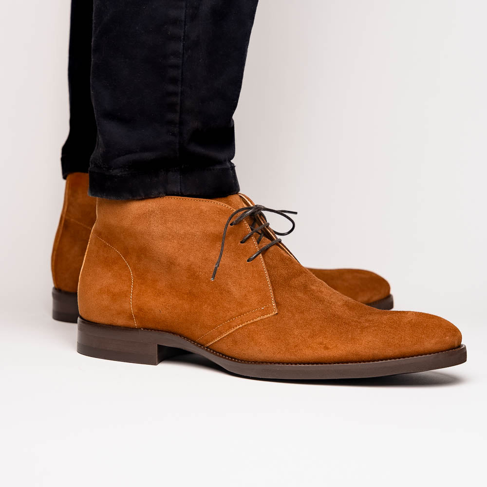 MARCO Suede Calfskin Chukka Boot | Tobacco