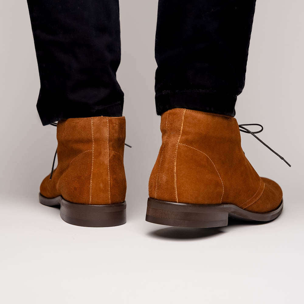 MARCO Suede Calfskin Chukka Boot | Tobacco