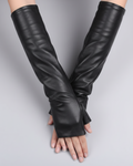 Zuriel Fingerless Gloves | Vegan Leather