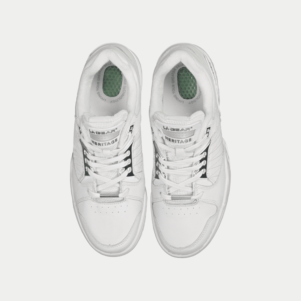 LA Gear Men's Boardwalk Low Top White