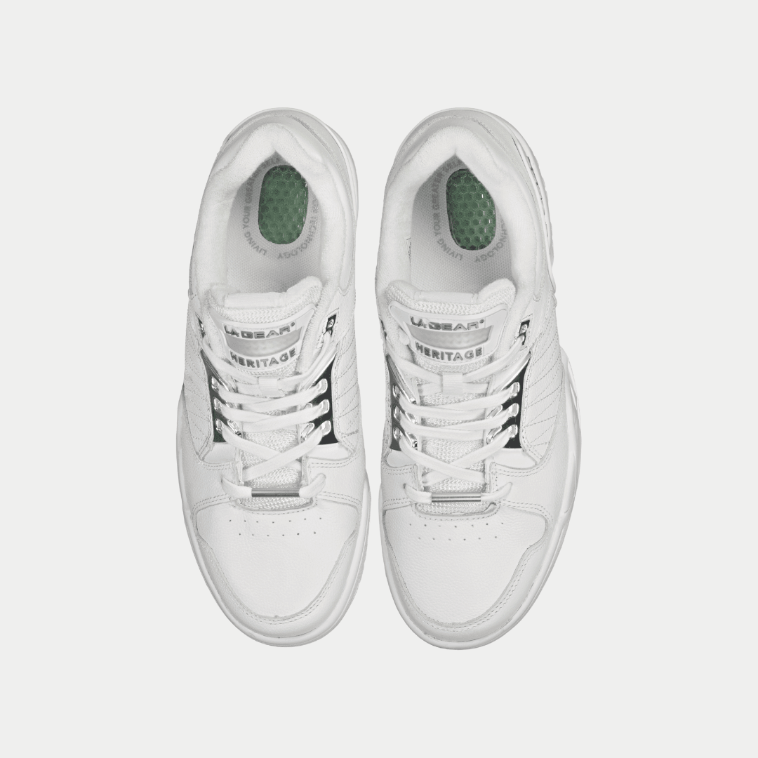 LA Gear Men's Boardwalk Low Top White