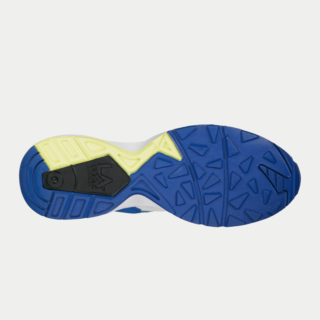 LA Gear Men's Catapult Low Top Sneaker Blue/Green