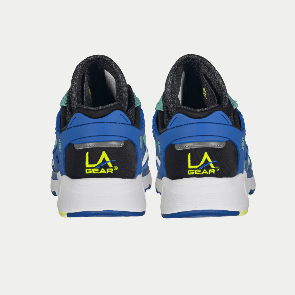 LA Gear Men's Catapult Low Top Sneaker Blue/Green