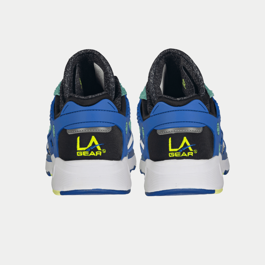 LA Gear Men's Catapult Low Top Sneaker Blue/Green