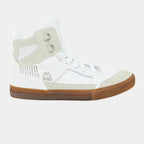 LA Gear Men's Vintage Hightop Sneaker Court White