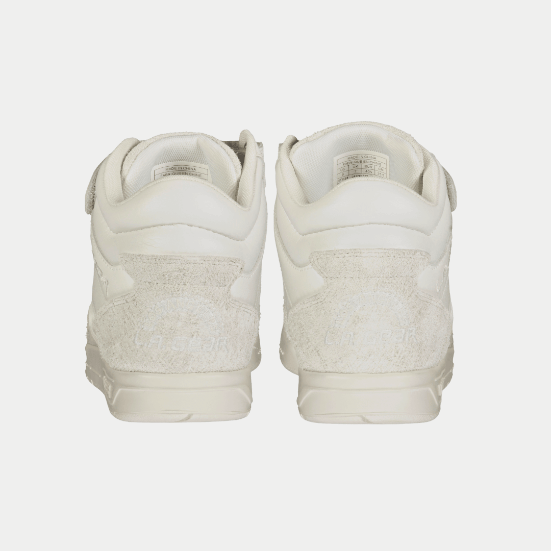 LA Gear Men's High Top Flame Sneakers White