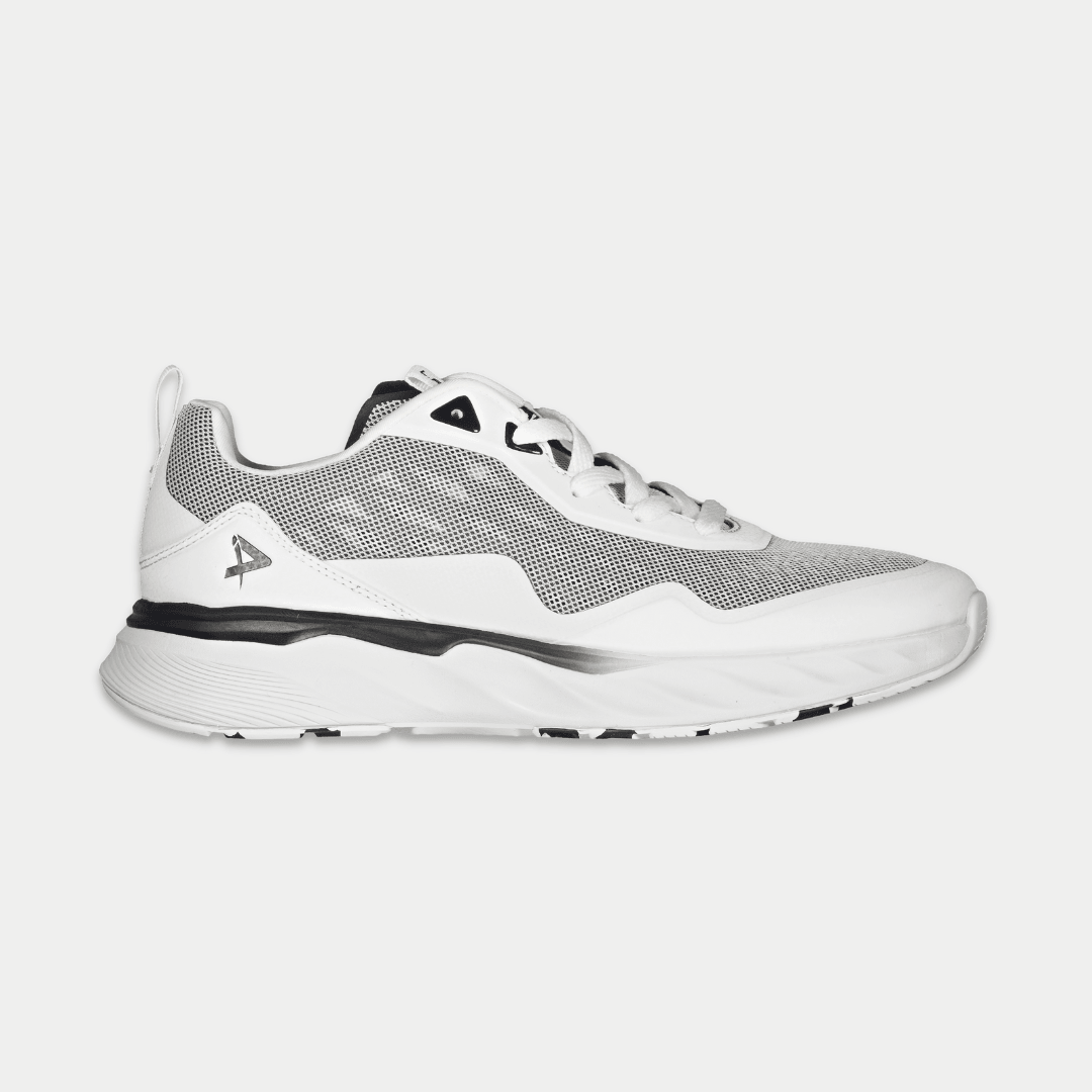LA Gear Men's Highland Lowtop Sneaker White/Black