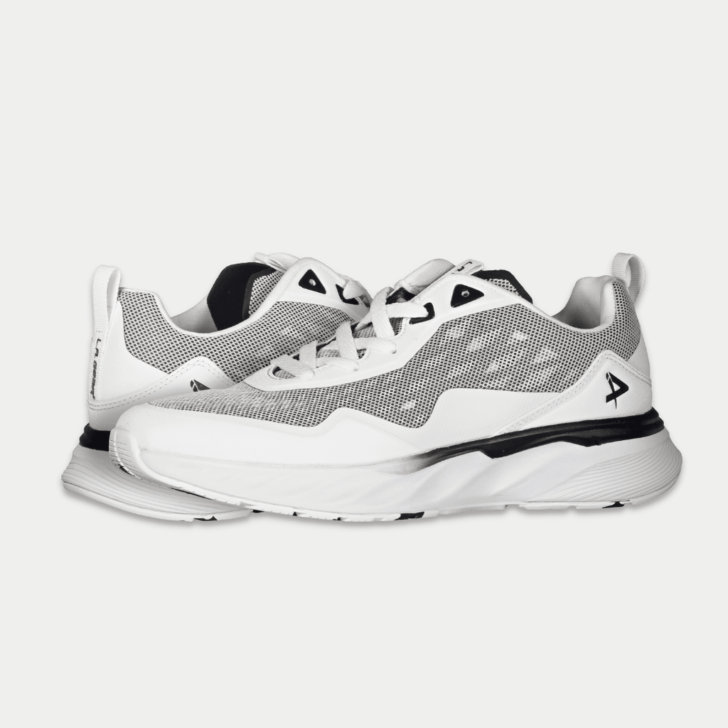 LA Gear Men's Highland Lowtop Sneaker White/Black