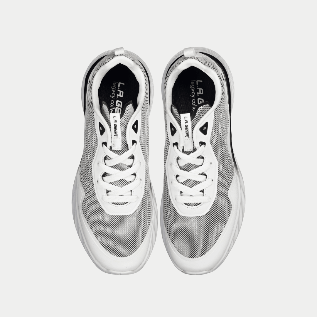 LA Gear Men's Highland Lowtop Sneaker White/Black