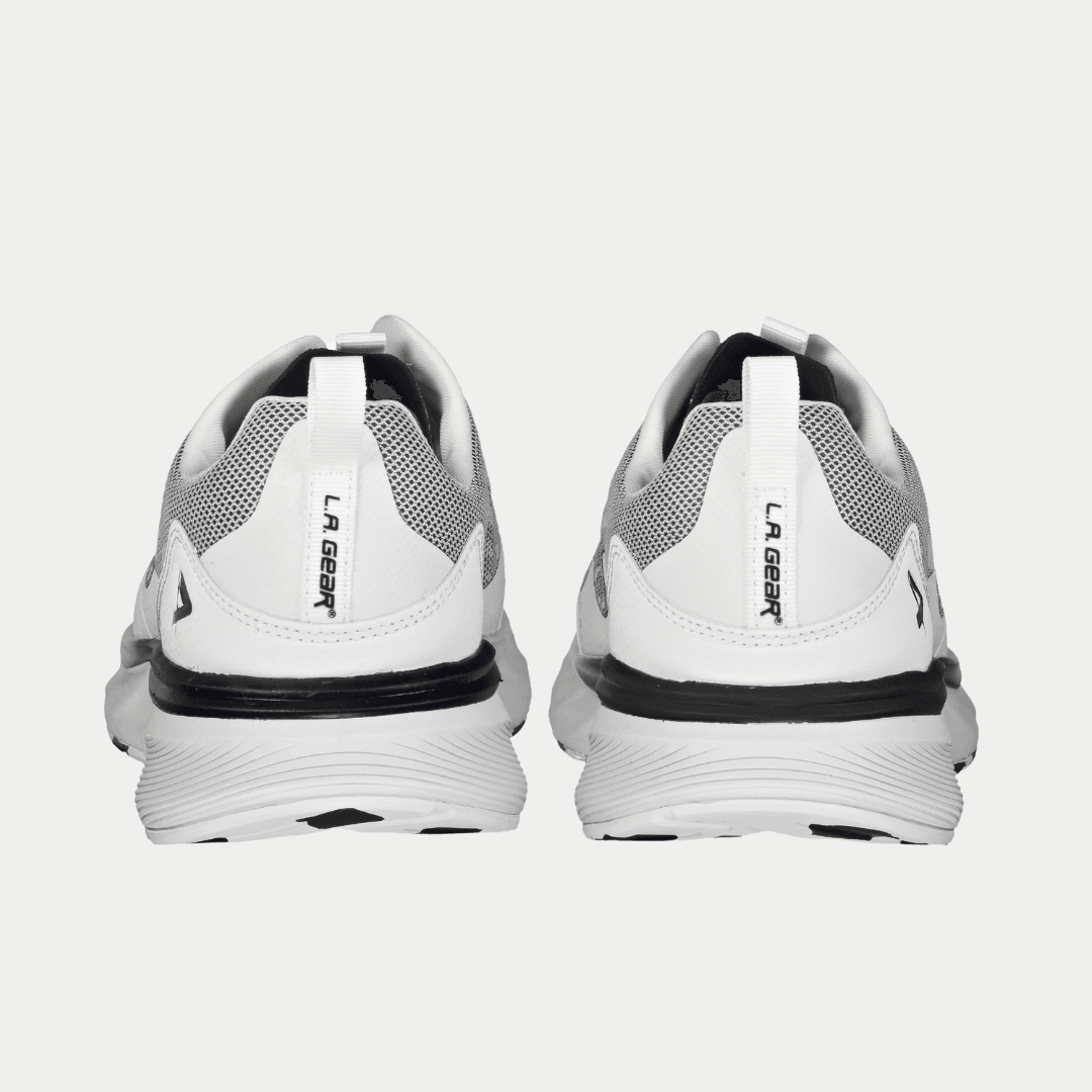 LA Gear Men's Highland Lowtop Sneaker White/Black