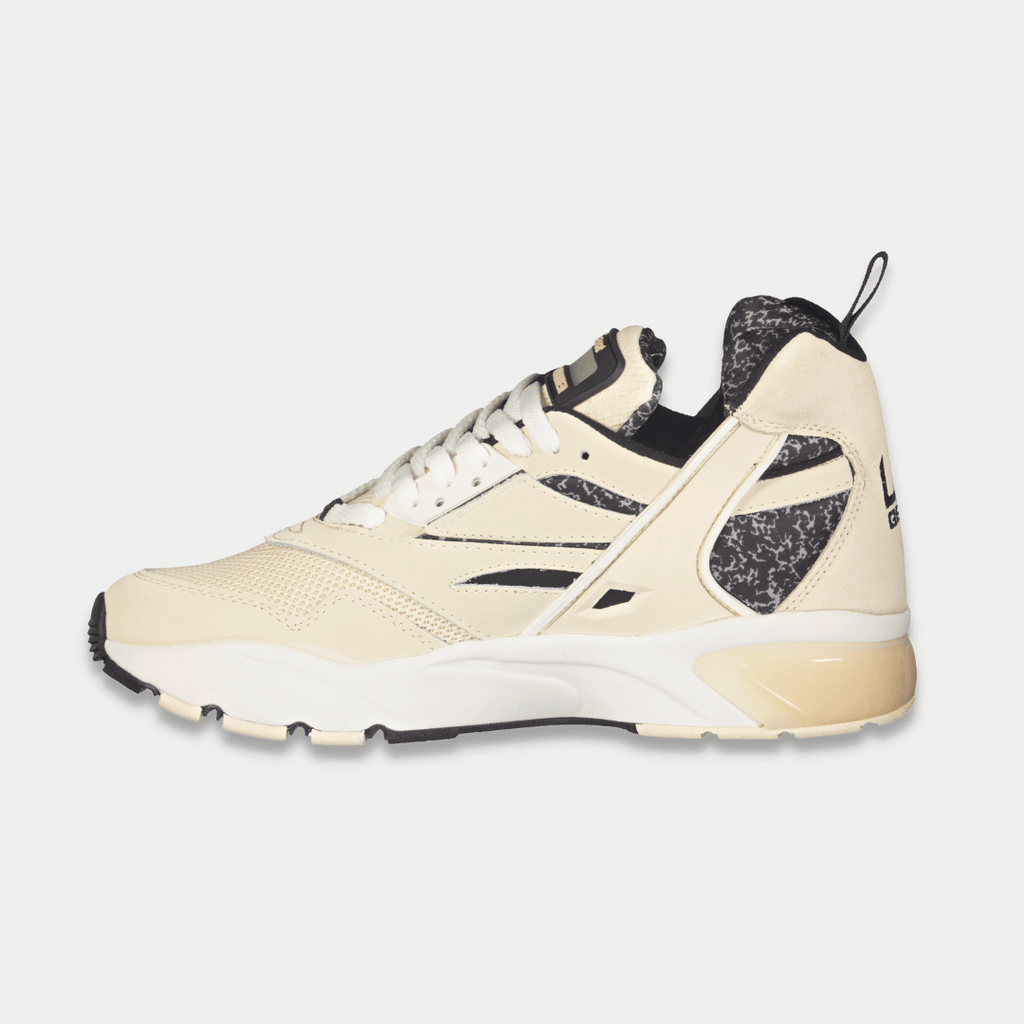 LA Gear Men's Turbo Mid Top Sneaker Off White/Black