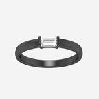 Mens Baguette Diamond Engagement Ring
