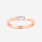 Mens Baguette Diamond Engagement Ring