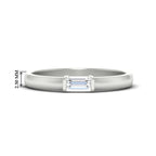 Mens Baguette Diamond Engagement Ring