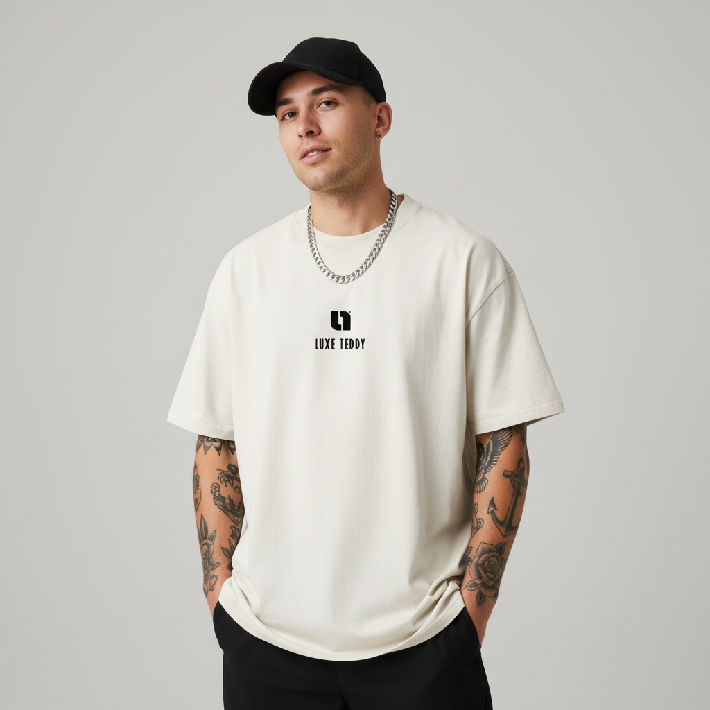 Garment-Dyed Oversized T-Shirt | Heavy