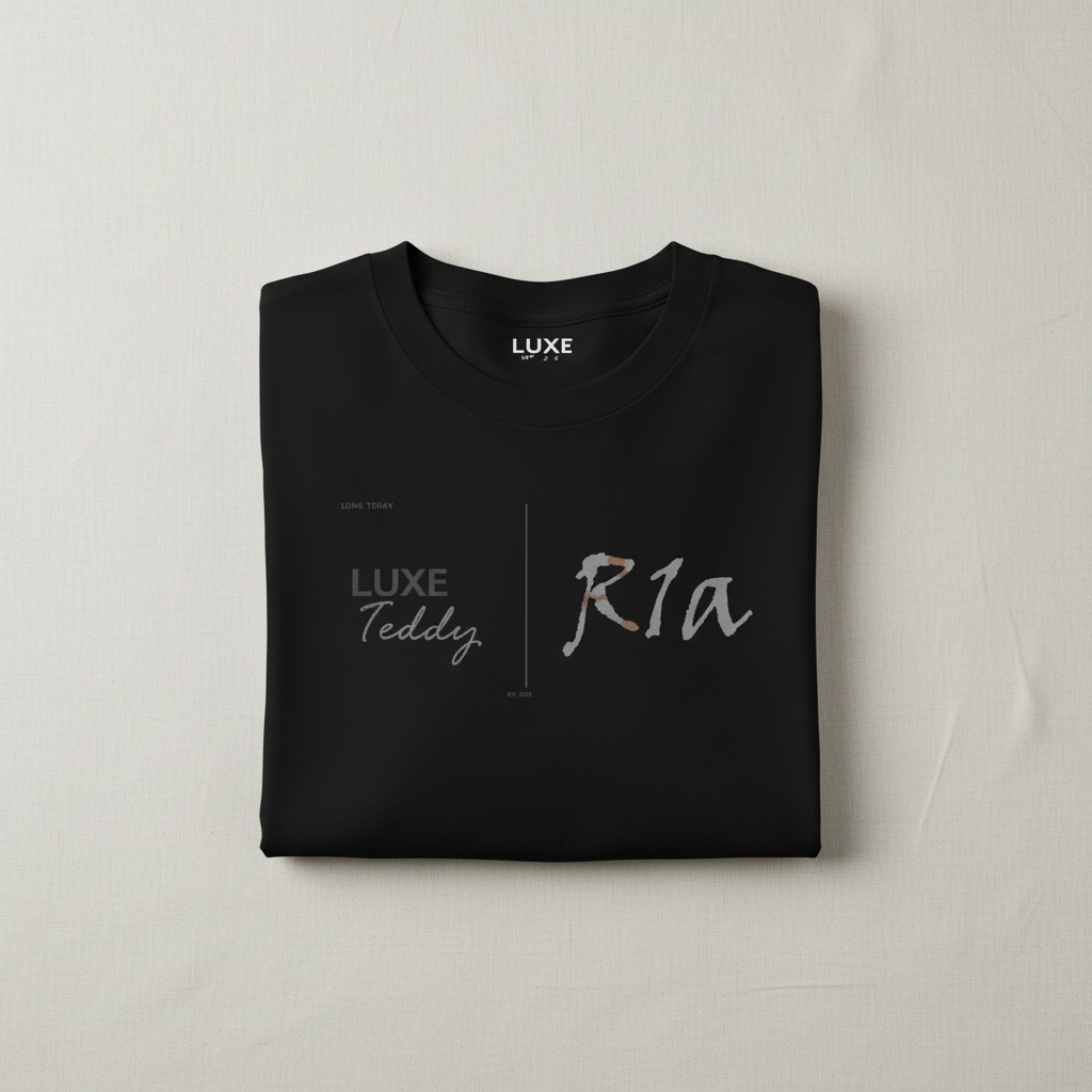 R1a Men’s Premium Heavy Tee | Black