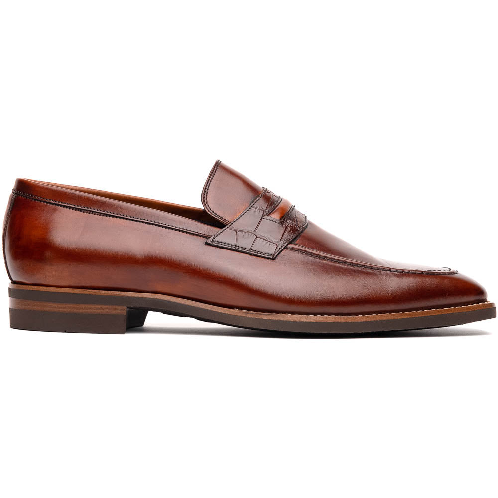 Meo Hand Burnished Loafers | Cognac