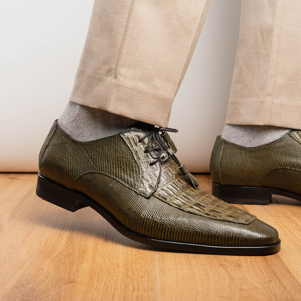 Merida Derby Shoe | Olive Green