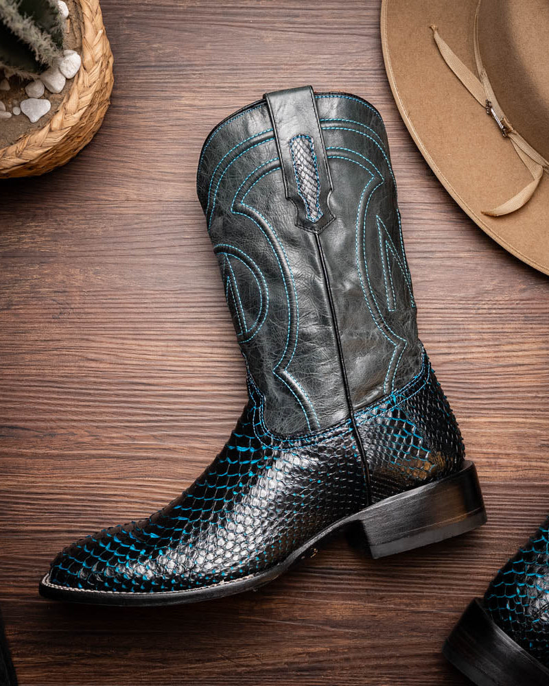 Cowboy Boot Missouri Black/Blue