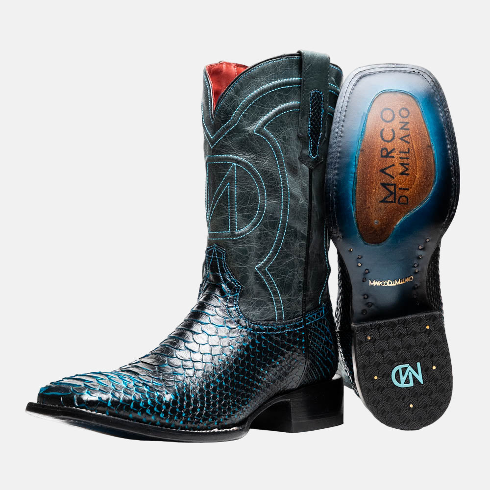 Cowboy Boot Missouri Black/Blue