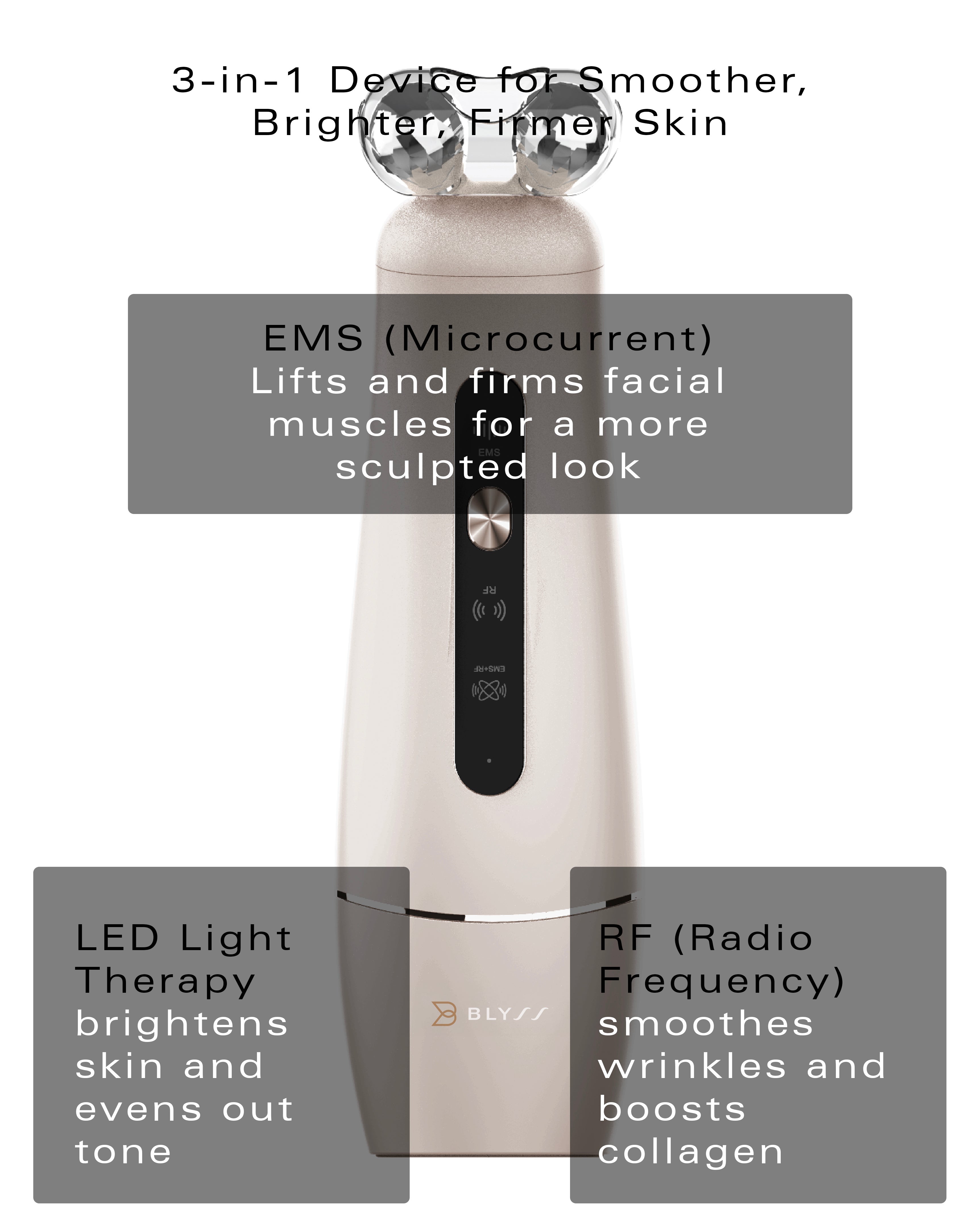 Blyss Luna The Ultimate 3-In-1 Skin Rejuvenation Device