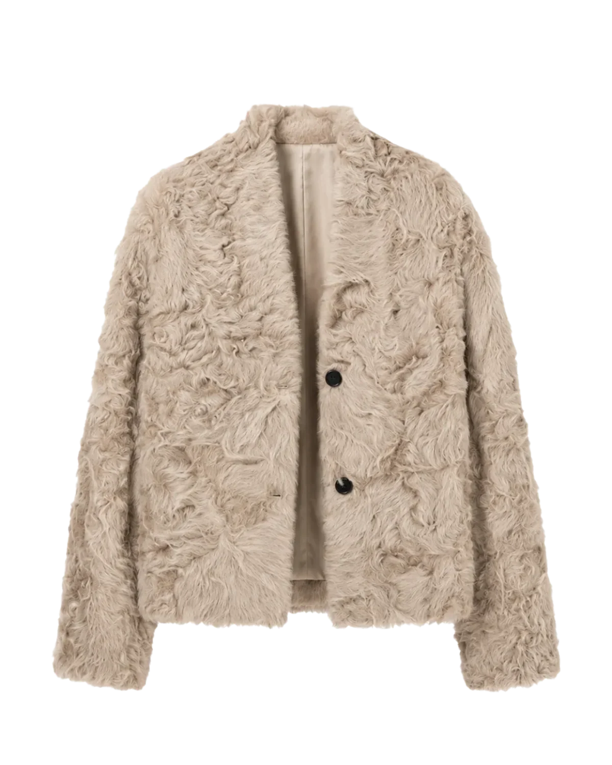 Firelady Fur Women‘s Shearling Coat | Rippled Waterwave Pattern Rare Lake Lamb “Mole Manor”