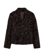 Firelady Fur Women‘s Shearling Coat | Rippled Waterwave Pattern Rare Lake Lamb “Mole Manor”