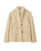 Firelady Fur Women‘s Shearling Coat | Rippled Waterwave Pattern Rare Lake Lamb “Mole Manor”