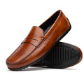 Monza Hand Burnished Italian Calfskin Driving Loafers | Cognac