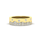 Mountain Stone Mens Wedding Ring