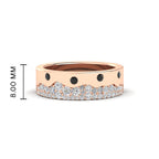 Mountain Stone Mens Wedding Ring