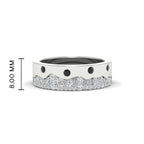 Mountain Stone Mens Wedding Ring