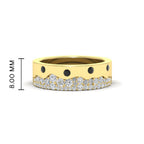 Mountain Stone Mens Wedding Ring