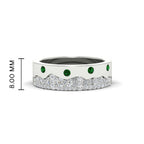 Mountain Stone Mens Wedding Ring