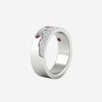 Mountain Stone Mens Wedding Ring