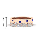 Mountain Stone Mens Wedding Ring