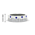 Mountain Stone Mens Wedding Ring