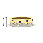 Mountain Stone Mens Wedding Ring